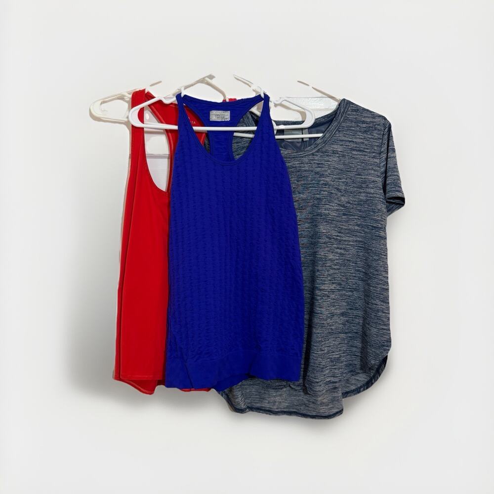 Athleta Shirt Lot Of 3 Women’s Size Large Athletic